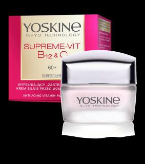 Yoskine Supreme Vit B12 C Wypełniający Krem Silnie Przeciwzmarszczkowy 60+ Na Dzień 50ml