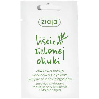 ZIAJA LIŚCIE ZIELONEJ OLIWKI Maska do Twarzy Oczyszczająco - Ściągająca Kaolinowa 7 ml