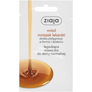 Ziaja Miód Mniszek Lekarski Łagodząca Maseczka do Skóry Normalnej 7 ml