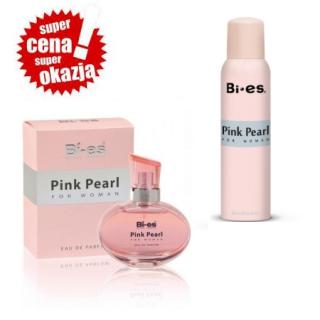 Bi-Es Pink Pearl - zestaw promocyjny, woda perfumowana, dezodorant