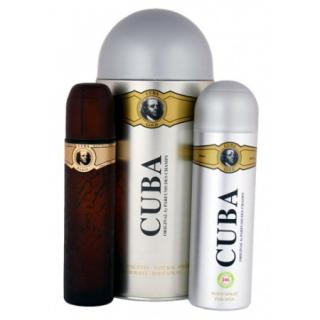 Cuba Gold - zestaw, woda toaletowa, dezodorant