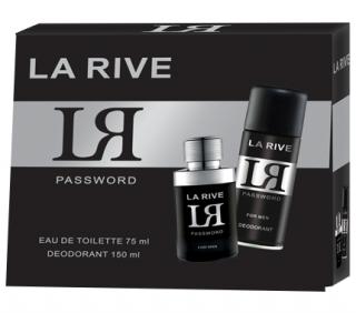 La Rive LR Password - zestaw, dezodorant, woda toaletowa