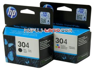 HP 304 Black + Color oryginalne tusze do HP Deskjet 2620, HP Deskjet 2630, HP Deskjet 2633, HP Deskjet 2632, HP Deskjet 3720, HP Envy 5020