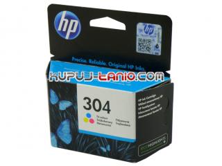 HP 304 Color oryginalny tusz do HP Deskjet 2633, HP Deskjet 2632, HP Deskjet 3720, HP Envy 5020, HP Deskjet 2620, HP Deskjet 2630