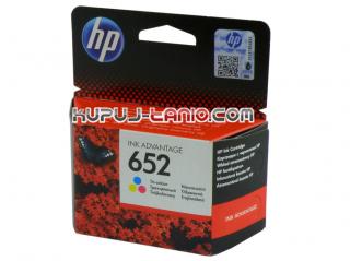HP 652 Kolor oryginalny tusz HP Deskjet Ink Advantage 3775, HP Deskjet Ink Advantage 5075, HP Deskjet Ink Advantage 4535