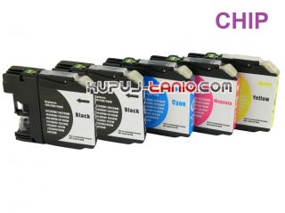 LC123 XL tusze do Brother (5 szt. CRYSTAL) tusze Brother MFC-J470DW, Brother MFC-J6920DW, Brother DCP-J132W, Brother MFC-J6520DW, Brother MFC-J870DW