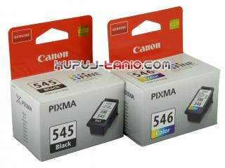 PG-545 + CL-546 oryginalne tusze do Canon MG2450, Canon MG2550, Canon MG2950, Canon iP2850, Canon MX495, Canon MG2455