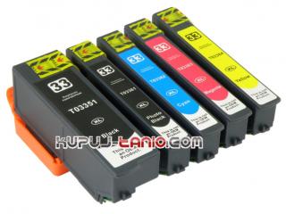 T3357 = 33XL tusze Epson (5 szt. Celto) tusze do drukarek Epson XP-830, Epson XP-540, Epson XP-635, Epson XP-640, Epson XP-645, Epson XP-530