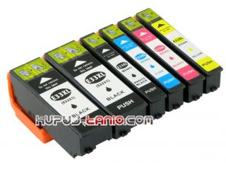 T3357 = 33XL tusze Epson (6 szt. BT) tusze do Epson XP-540, Epson XP-635, Epson XP-640, Epson XP-645, Epson XP-530, Epson XP-630, Epson XP-830