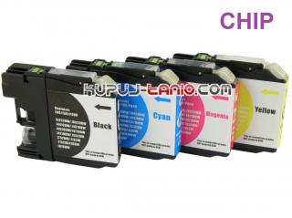 tusze LC123 XL do Brother (4 szt. Crystal) tusze do Brother DCP-J552DW, Brother MFC-J6520DW, Brother DCP-J152W, Brother DCP-J132W, Brother MFC-J6920DW