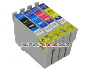 tusze T1815 = 18XL do Epsona (4 szt., BT) do Epson XP-102, XP-202, XP-205, XP-215, XP-225, XP-305, XP-322, XP-405