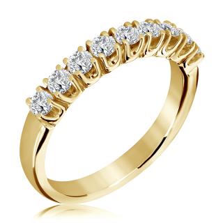 Pierścionek zaręczynowy z brylantami 0.59 ct - WK-7