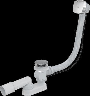 ALCADRAIN A51CRM-120 Syfon wannowy, korek automatyczny, chrom