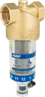 AWF120 Filtr do wody z płukaniem wstecznym, GW G3/4'' - AFRISO Filtr do wody AWF120 - AFRISO