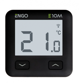 E10-MBUSB - Regulator temperatury, czarny, MODBUS, Internetowy, podtynkowy, Wi-Fi, 230V, Engo Controls Regulator temperatury E10-MBUSB ENGO