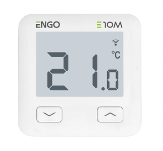 E10-MBUSW - Regulator temperatury, biały, MODBUS, Internetowy, podtynkowy, Wi-Fi, 230V, Engo Controls Regulator temperatury E10-MBUSW ENGO