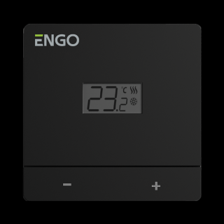 EASY-24B - Regulator temperatury, dobowy czarny 24V, natynkowy, Engo Controls Regulator temperatury EASY-24B ENGO