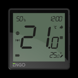 ENGO EONE-BATB Internetowy, natynkowy regulator temperatury ZigBee, akumulatorowy