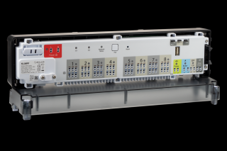 KL08RF Bezprzewodowa listwa centralna sieci ZigBee do sterowania ogrzewaniem podłogowym (8 stref), 230V, SALUS Controls Bezprzewodowa listwa centralna KL08RF SALUS