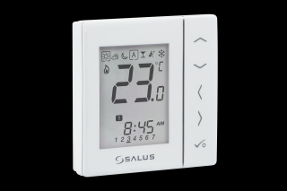 VS30W Przewodowy, podtynkowy, cyfrowy regulator temperatury - tygodniowy, 230V, biały, serii EXPERT NSB, SALUS Controls Tygodniowy regulator temperatury VS30W SALUS