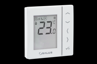 VS35W Przewodowy, podtynkowy, cyfrowy regulator temperatury - dobowy, 230V, biały, serii EXPERT NSB, SALUS Controls Przewodowy regulator temperatury VS35W SALUS