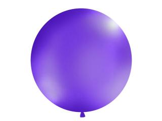 Balon 1m, okrągły, Pastel lawenda, 1szt.