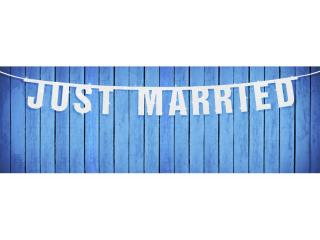 Baner Just Married, 18 x 170cm, 1szt.