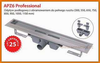 Odpływ liniowy 105 cm APZ6-1050 Professional AlcaPLAST odwodnienie prysznicowe