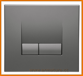 Przycisk spłukujący WC Cersanit AQUA Target CZARNY-MAT Siamp 10003407 Smarty Black