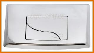 Przycisk spłukujący WC CHROM Połysk Cersanit Astra 350 SIAMP Focus Neon
