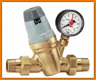 Reduktor ciśnienia 1 1/2" z manometrem CALEFFI 535081 6/4"