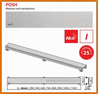 Ruszt POSH-1050MN AlcaPlast do odpływu liniowego APZ6 105 cm MAT