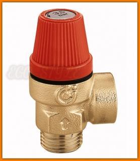 Zawór bezpieczeństwa 1/2" 2,5 bar 312425 CALEFFI cwu wkrętny