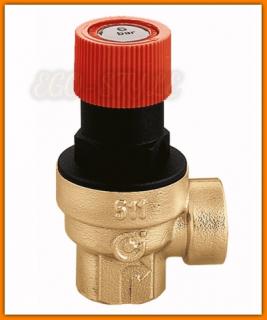 Zawór bezpieczeństwa 1/2" 8 bar 513480 CALEFFI cwu nakrętny