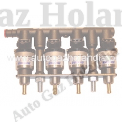 Wtryskiwacz gazu LPG / CNG pomarańczowy KEIHIN Prins VSI 1 ,Listwa wtryskiwaczy 4 cylindry E4 67R-010092 ,110R-000020,LPG 67R 010093,CNG 110R-000021 Wtryskiwacz gazu LPG / CNG pomarańczowy KEIHIN Prins VSI 1 ,Listwa wtryskiwaczy 4 cylindry E4 67R-010092 ,