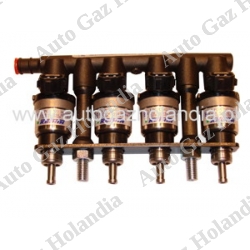 Wtryskiwacz niebieski Prins VSI 1 , 4 cylindry , KN8, 52cc,LPG 67R-010093,67R-010092,CNG 110R-000021,110R-000020,180/30420/D Listwa wtryskowa Prins VSI 1 , 4 cylindry , KN8, 52cc niebieska LPG 67R-010093,67R-010092,CNG 110R-000021,110R-000020,180/30420/D