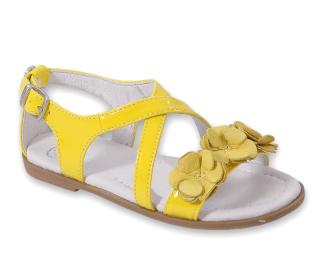 MAYORAL żółte sandały z kwiatkami