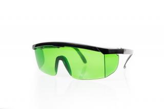 Okulary laserowe zielone
