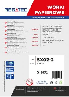 Worki papierowe Megatec do Starmix 25-35 l, kpl. 5 szt