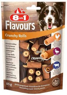 8in1 Flavours Crunchy Rolls Przysmak dla psa 85g