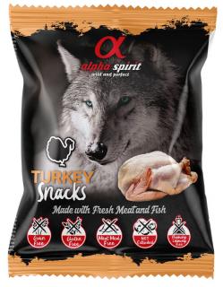 Alpha Spirit Dog Turkey Snacks przysmak 50g