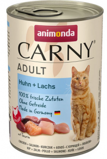 Animonda Carny Kot Adult Mokra Karma z kurczakiem i łososiem 400g