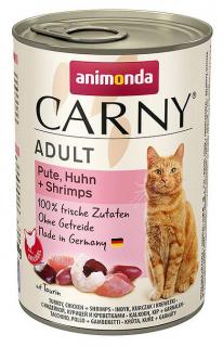Animonda Carny Kot Adult Mokra Karma z wołowiną, indykiem i krewetkami 400g