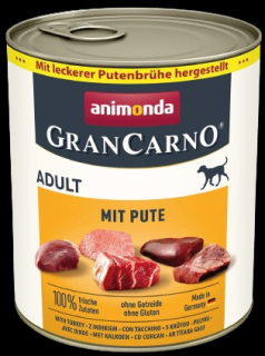 Animonda Pies GranCarno Adult Mokra Karma z wieprzowiną i indykiem 800g