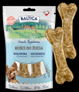 Baltica Smaki Regionów Kość z wołowiną dla szczeniąt 2szt.