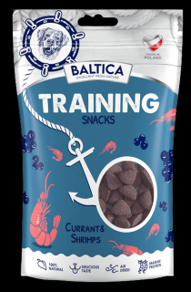 Baltica Training Snacks z czarną porzeczką i krewetką przysmak 100g