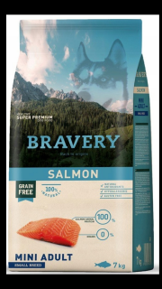 Bravery Adult Mini Salmon Sucha Karma z łososiem dla psa 7kg