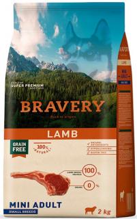 Bravery Pies Adult Mini Lamb Sucha Karma z jagnięciną 2kg