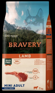 Bravery Pies Adult Mini Lamb Sucha Karma z jagnięciną 7kg