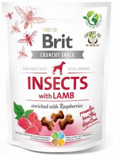 Brit Care Crunchy Snack Cracker Insect  Lamb przysmak 200g